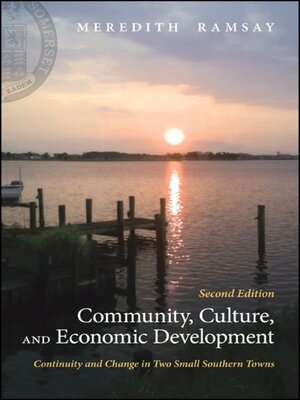 cover image of Community, Culture, and Economic Development
